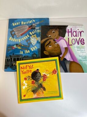 Lot of 3 African American Children's Books Black History Teacher Homeschool